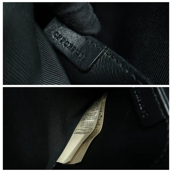 Burberry Brown Leather&Cloth Shoulder Bag 385-122824 - Picture 10 of 12